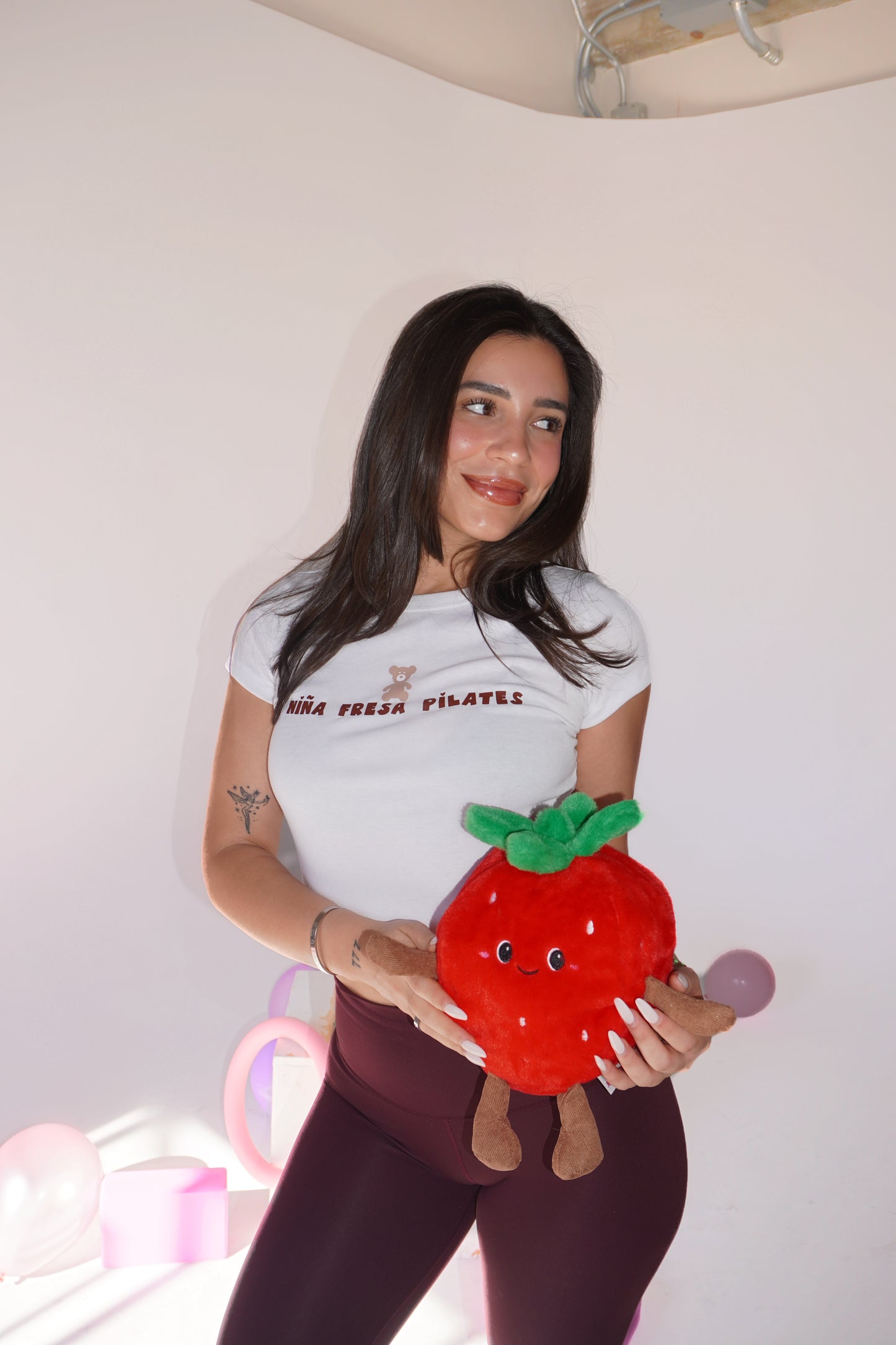 Niña Fresa Pilates Teddy Tee