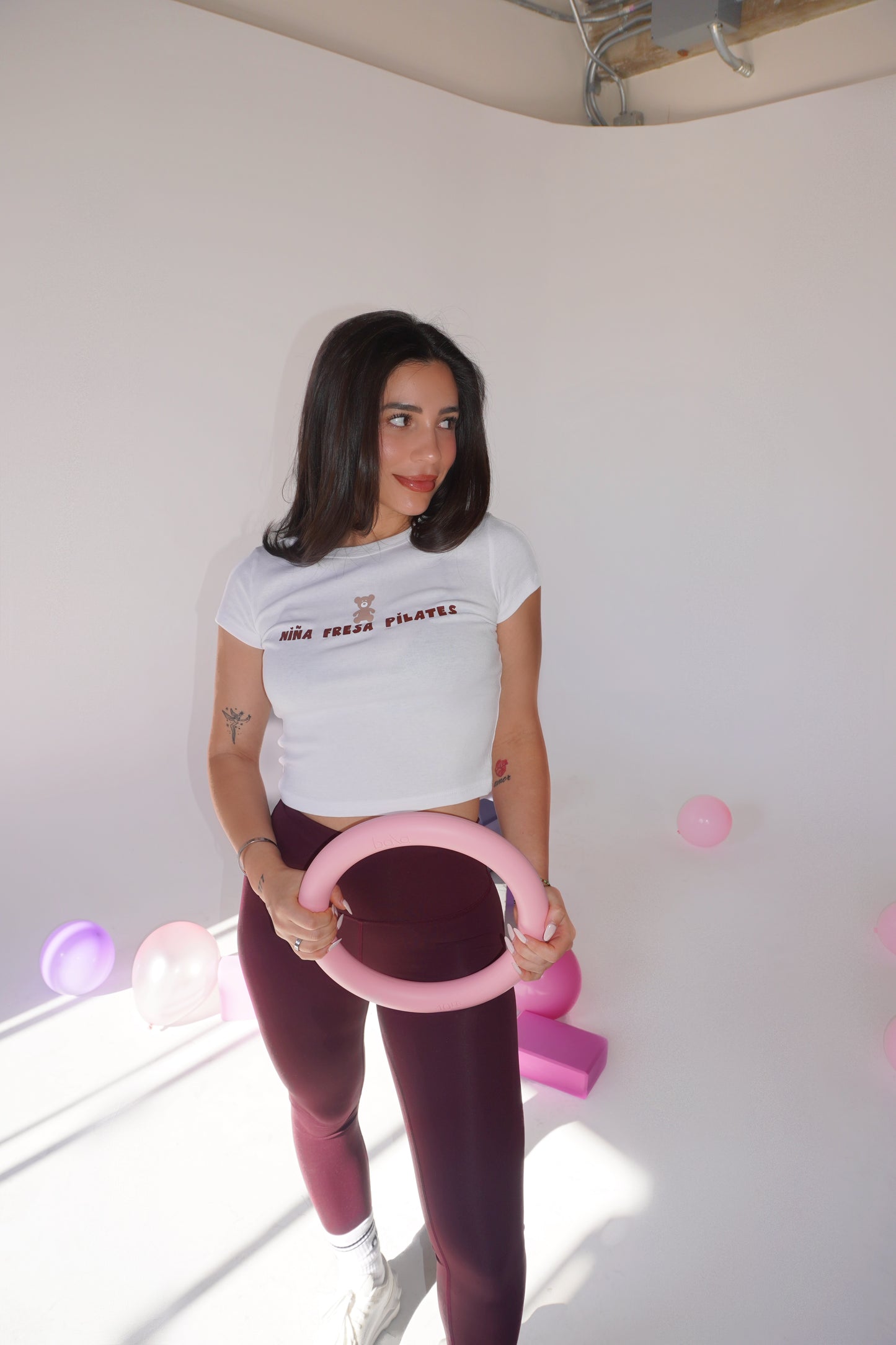 Niña Fresa Pilates Teddy Tee
